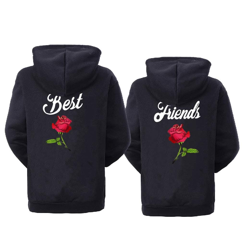 BFF Hoodies for 2 Girls Matching Sweaters for Best Friends Besties Hoodies