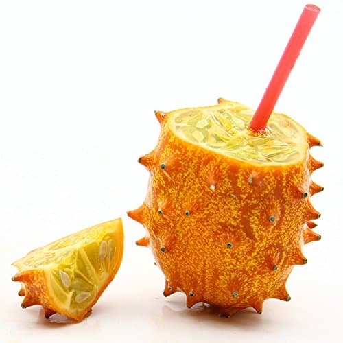 PRIME TIME! KIWANO - JELLY MELON - Horned Cucumber - 5 SEEDS - Cucumis metuliferus - EDIBLE seeds family worship