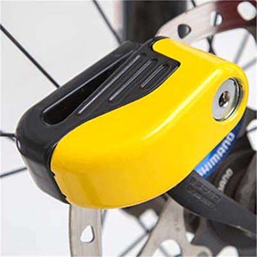 Yoofit Sports Heavy Duty Disc Break Bike Lock with 100DB Alarm - Compact Anti-Theft Secure Tamper Proof!