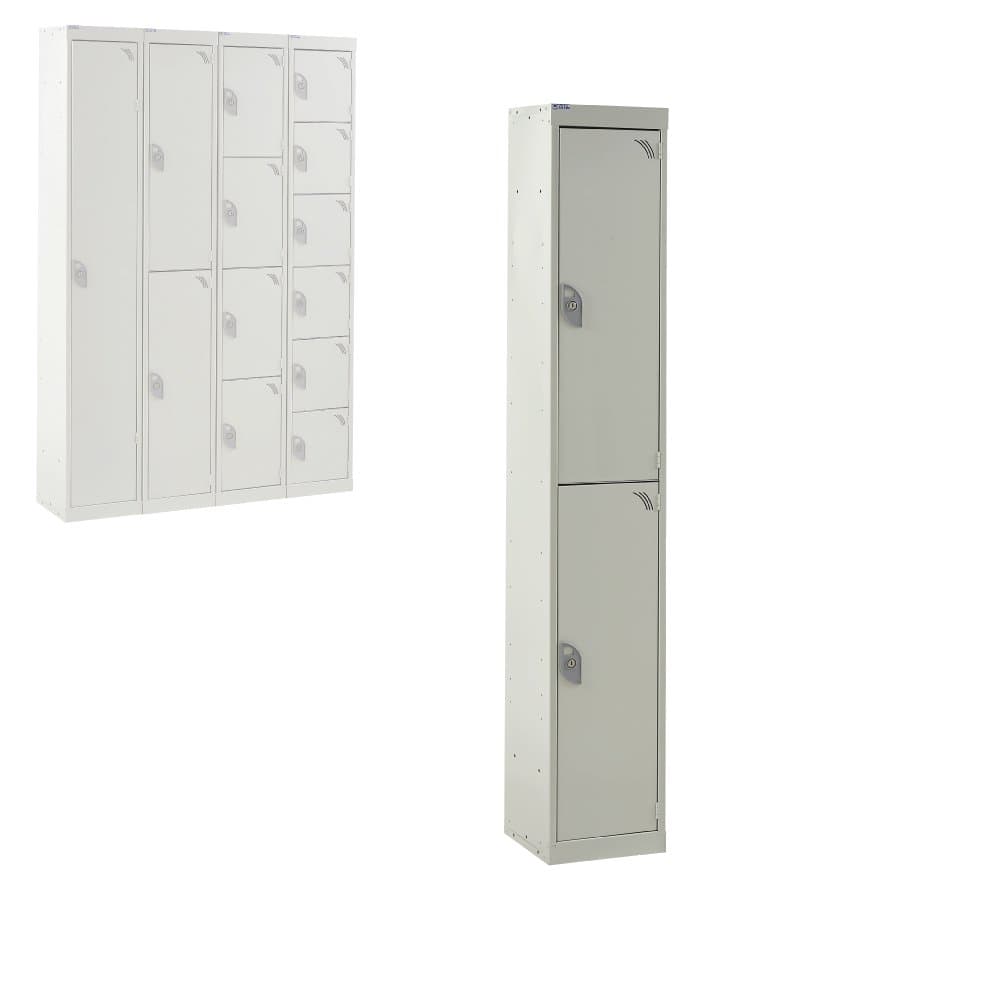 2 Compartment Express Steel Storage Locker - Free 5 Day Delivery