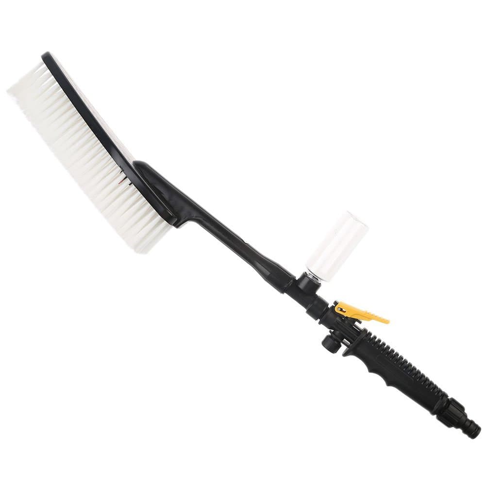 TAIYAL Car Flow-Thru Vehicle Wash Brush with Soft Bristle and Long-Handled Cleaning Tool