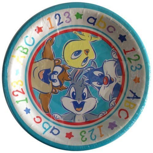 Looney Tunes Alphabet Fun Lunch Plates