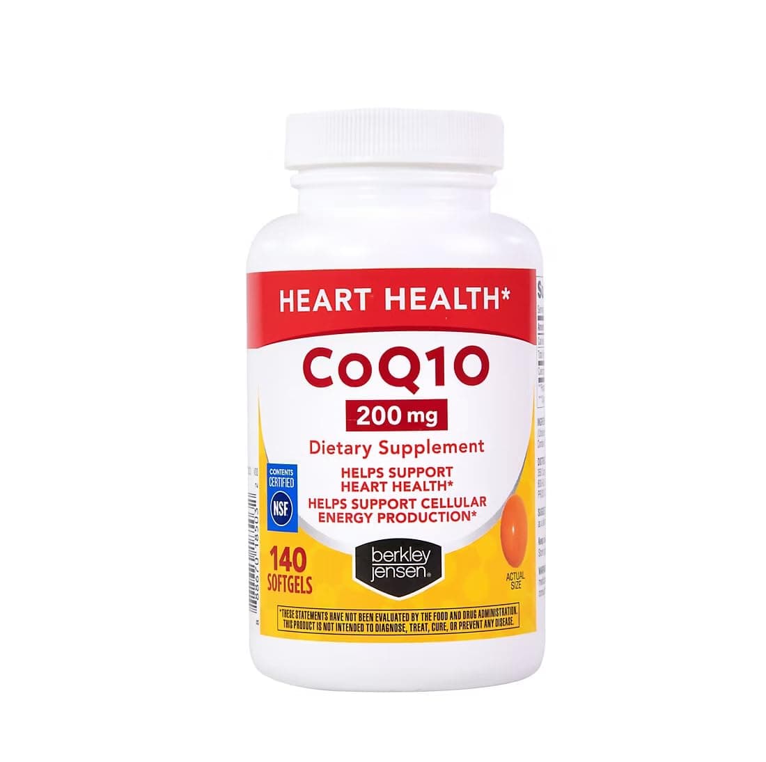 Dietary Supplement, Coq10, 200 mg, 140 Count
