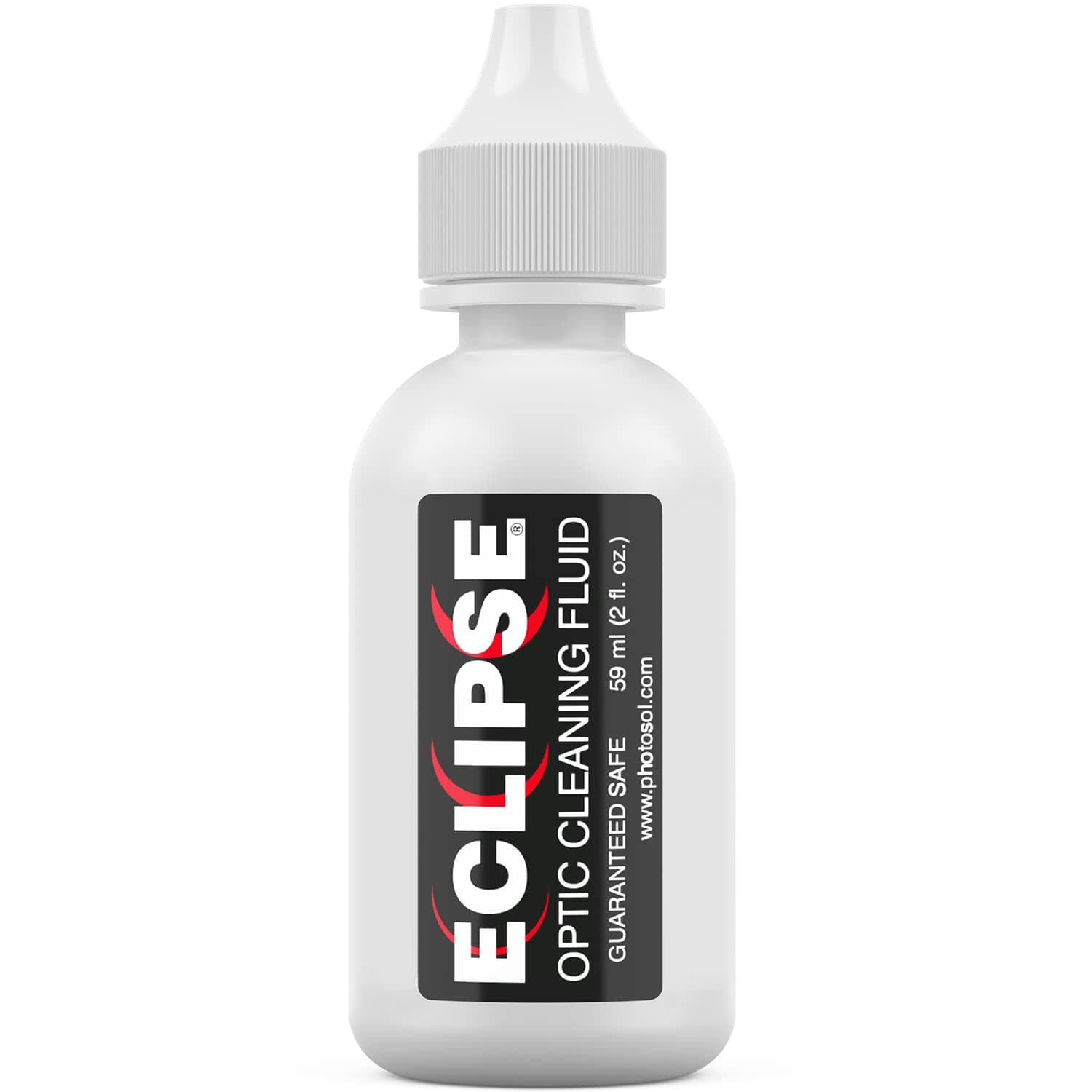 Eclipse Optic Cleaning Solution - Camera Lens and Digital Sensor Cleaner Fluid - Works With All Cameras, Binoculars, And Other Optical Products - Dropper Tip (59ml)