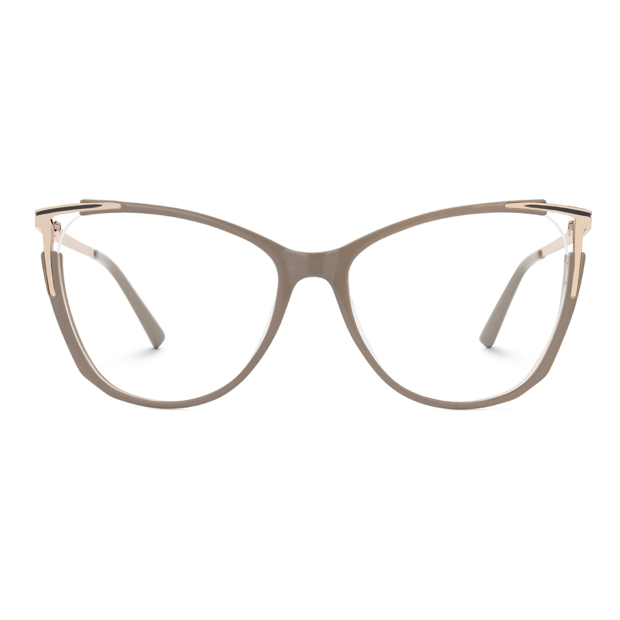 Zeelool Glasses Frame for Women, Cat Eye Eyeglasses Eyewear with Clear Lenses