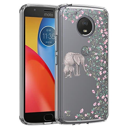 Moto E4 Plus Case, SYONER [Scratch Resistant] Ultra Slim Clear Protective Phone Case Cover for Motorola Moto E Plus 4th Generation (USA Version) [Elephant]