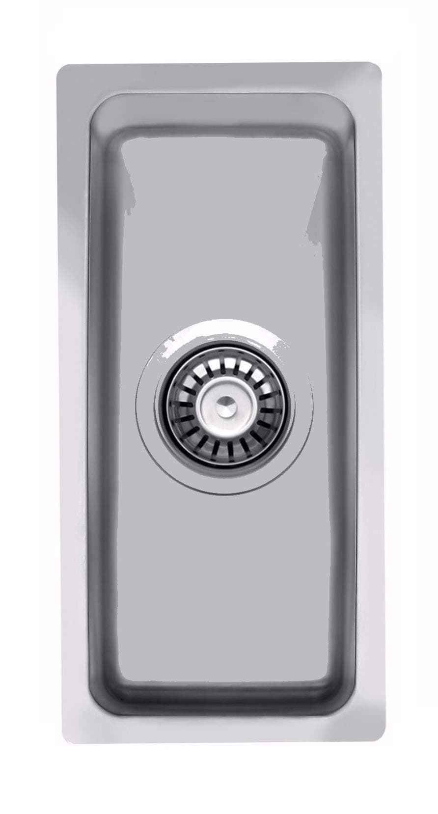 Grand Taps 440 x 210 mm Undermount/Inset 0.5 Half-Bowl Stainless Steel Kitchen Sink with Waste (LA015)