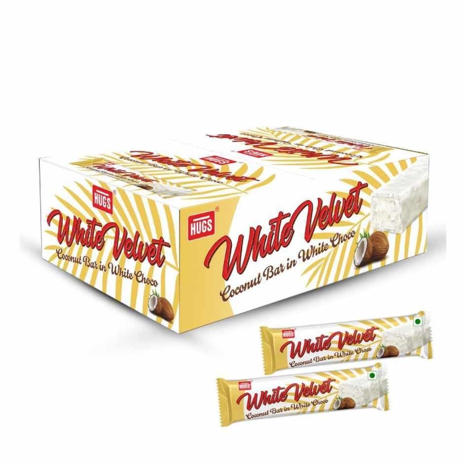 - White Velvet - White Chocolate Coconut Bars (30 Units)