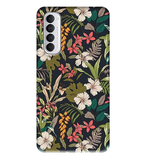 Pinaaki Enterprises 3D Printed Hard Back Cover for Oppo Reno 4 Pro(D-59)
