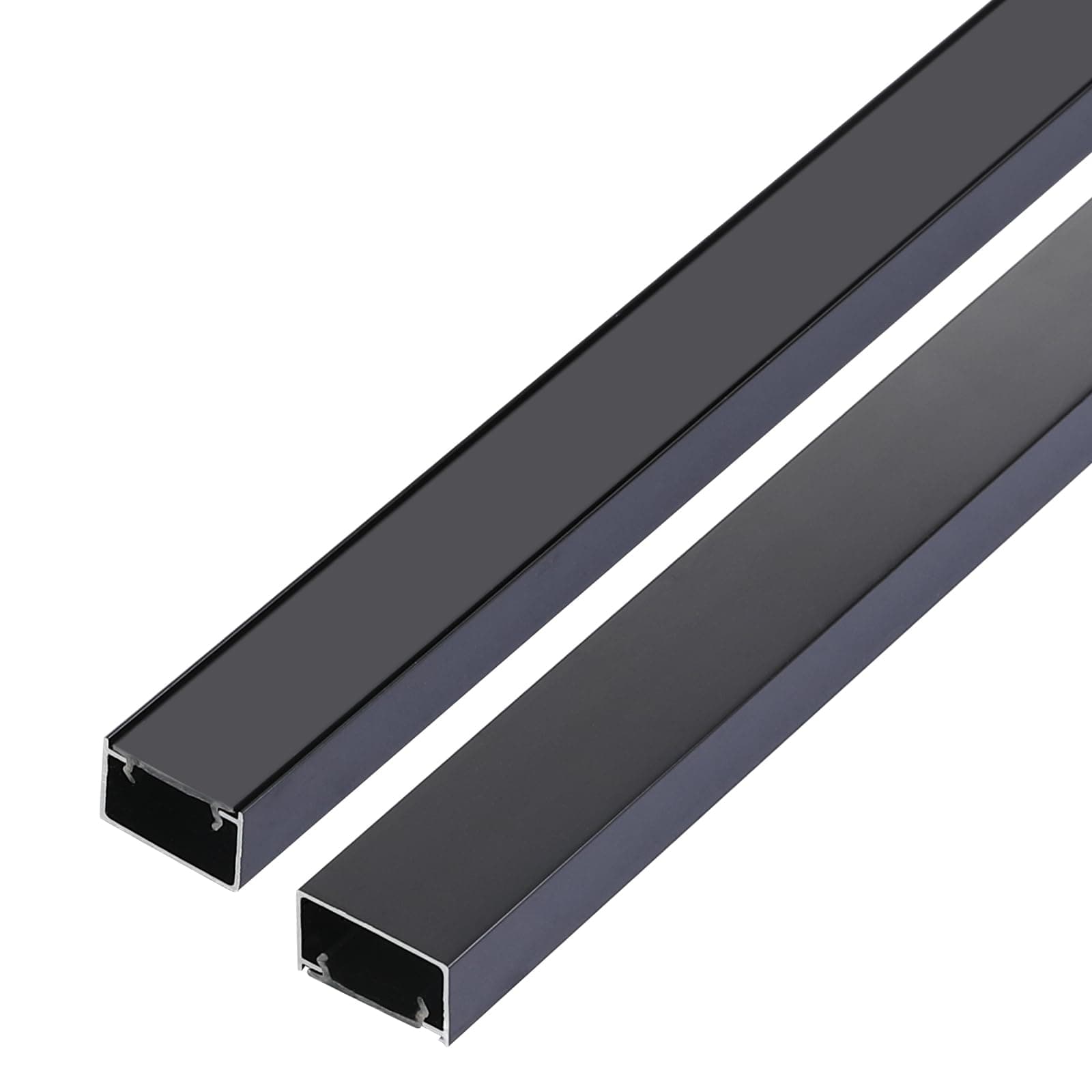 Aluminium Alloy U Shape Edge Trim Strip Decoration Profiles with Base, Metal Cable Raceway Cord Cover Channel, Ceramic Tile Mirror Wall Trim Transition Corner Decorative Strips