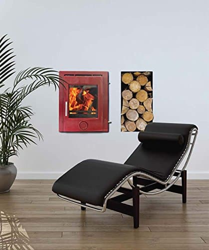 Ekol Inset 5kW Coloured Enamel Wood Burning - Multi Fuel DEFRA Approved Stove [Energy Class A]