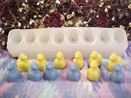 Mini Duckies Embeds 8 Cavity Silicone Mold 5147 Food-Soap-Candle-Resin-Flexible
