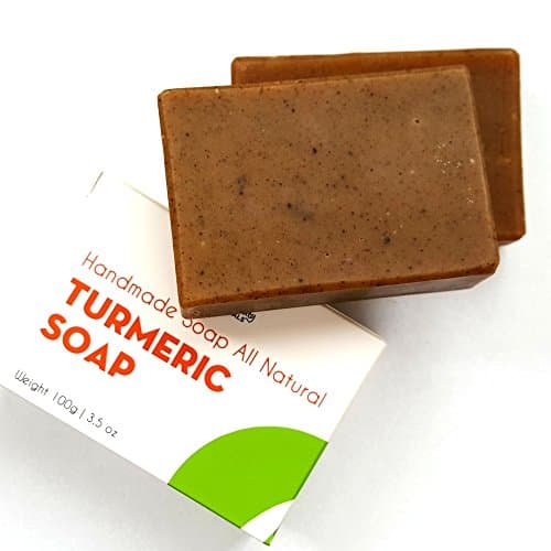 NEW Turmeric All-Natural Soap with Coconut Oil, Seaweed (Offers Exfoliation) and Beeswax from Sublime Naturals. Hand-Made, 3.5 ounces. (1 BAR)