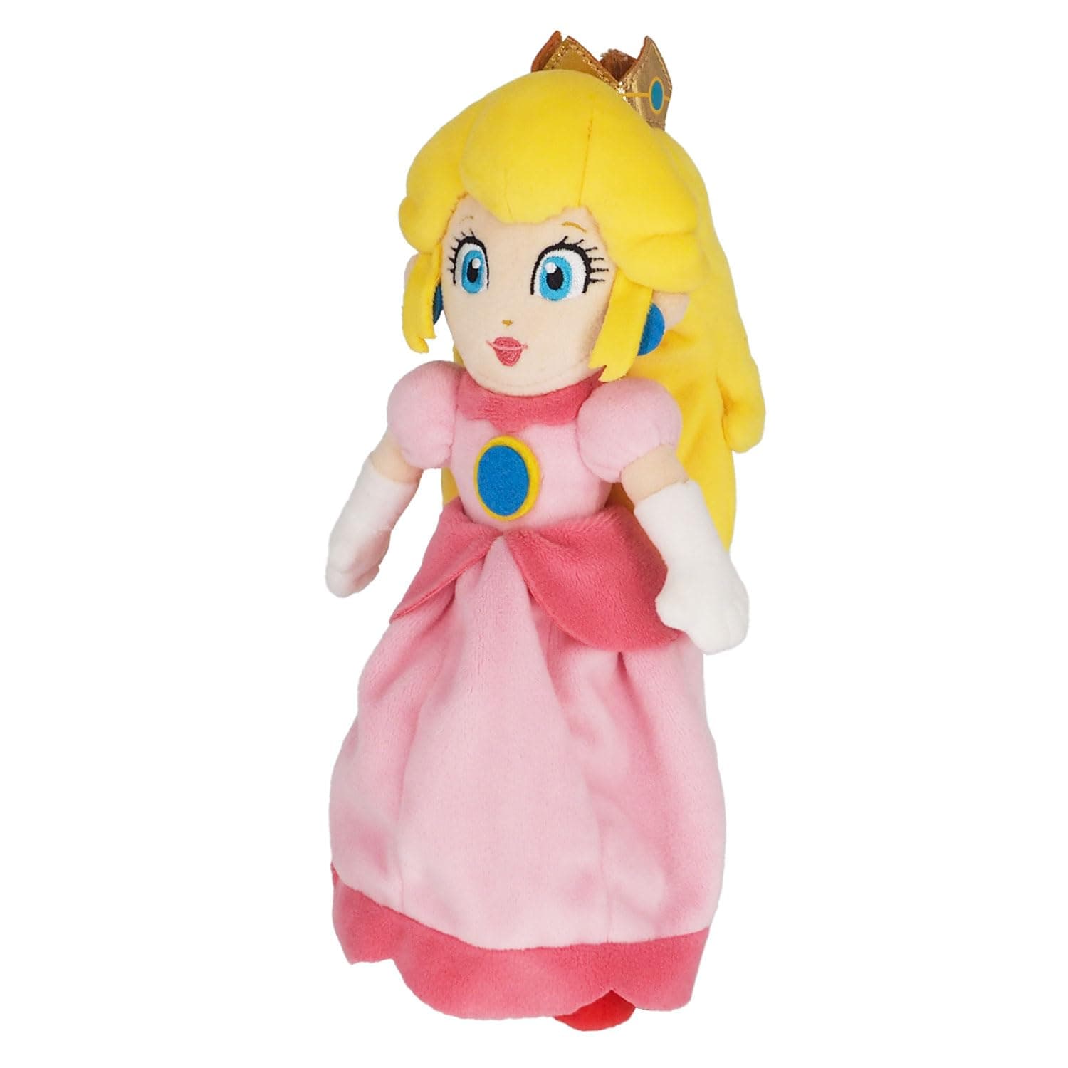 Sanei Super Mario All Star Collection - AC05 - 10" Princess Peach Small Plush,Pink