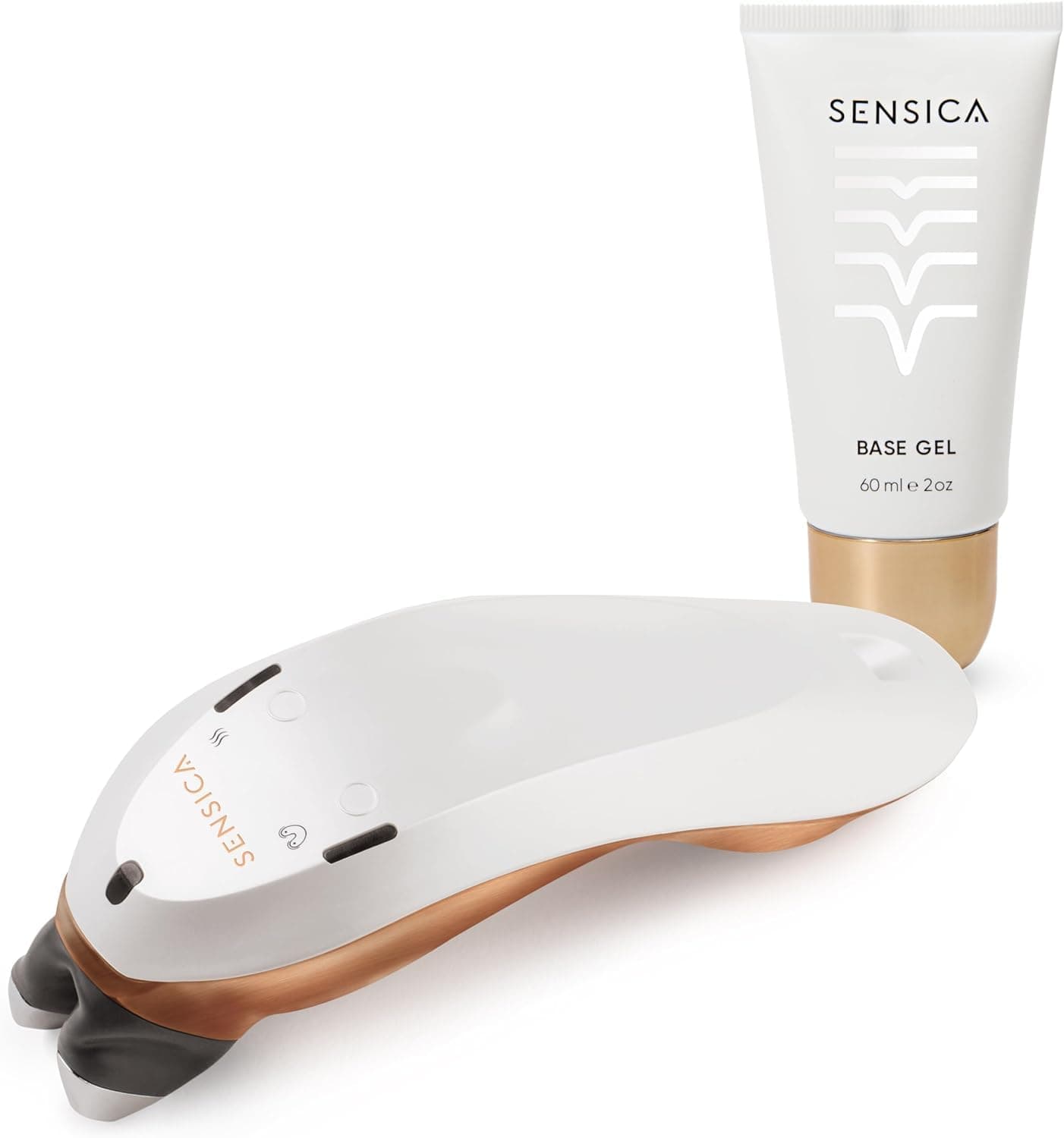 Sensica SensiLift Dynamic Radio Frequency Anti Aging Skin Tightening Device - RF Facial Message, Smart Temperature Sensors, Lifts & Tightens Skin, Collagen Production Boost - With Base Gel