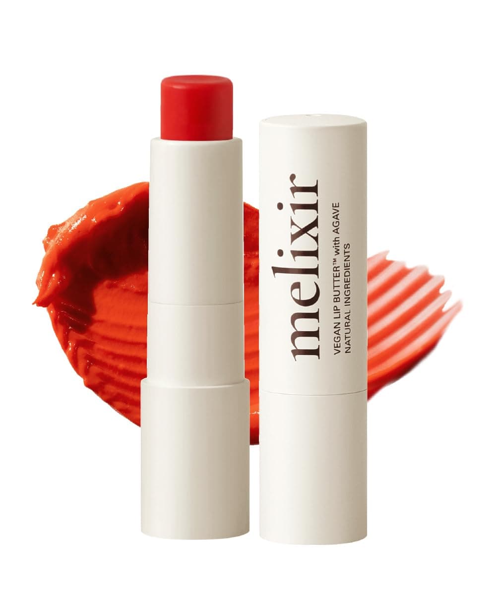 Vegan Lip Butter (12 Colors), Hydrating Tinted Lip Balm Stick, Bee-Free, Petrolatum-Free, Plant-Based, Moisturizes Dry & Chapped Lips With Shea Butter, Sheer, Natural Finish - #08 Havana