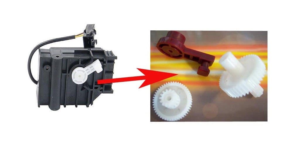 Saab 9-5 1999-2009 Hvac Air Inlet Door Actuator Vent Gear Kit 5045711