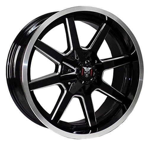 XTREME MUDDER B163 20X9+0 6X135+6X139.7 C.B 106.10 BLACK MILLING WINDOW MACHINE LIP