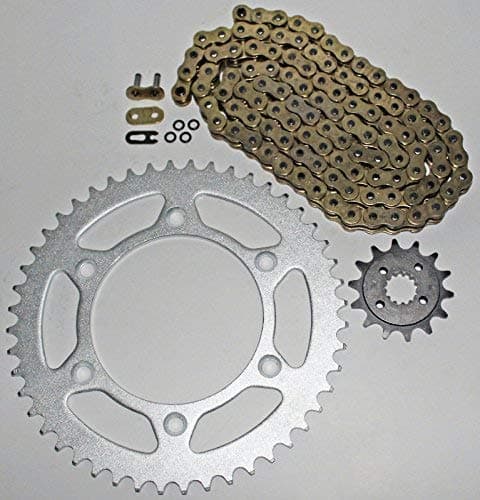Fits Honda XR650L Gold O Ring Chain and Sprocket 14/45 110L