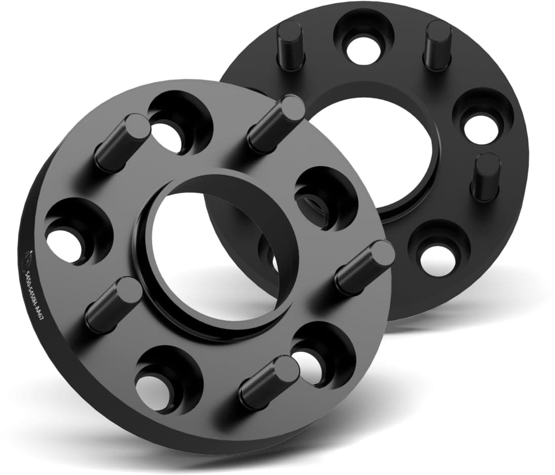 Wheel Accessories Parts 2 Pcs Hub Centric Wheel Spacers 5x4.5 5x114.3mm 20mm Thick 67.1mm Hub M12 1.5 12x1.5 Thread Stud Fits Hyundai | KIA | Mazda | Mitsubishi | Jeep Compass Patriot Vehicles