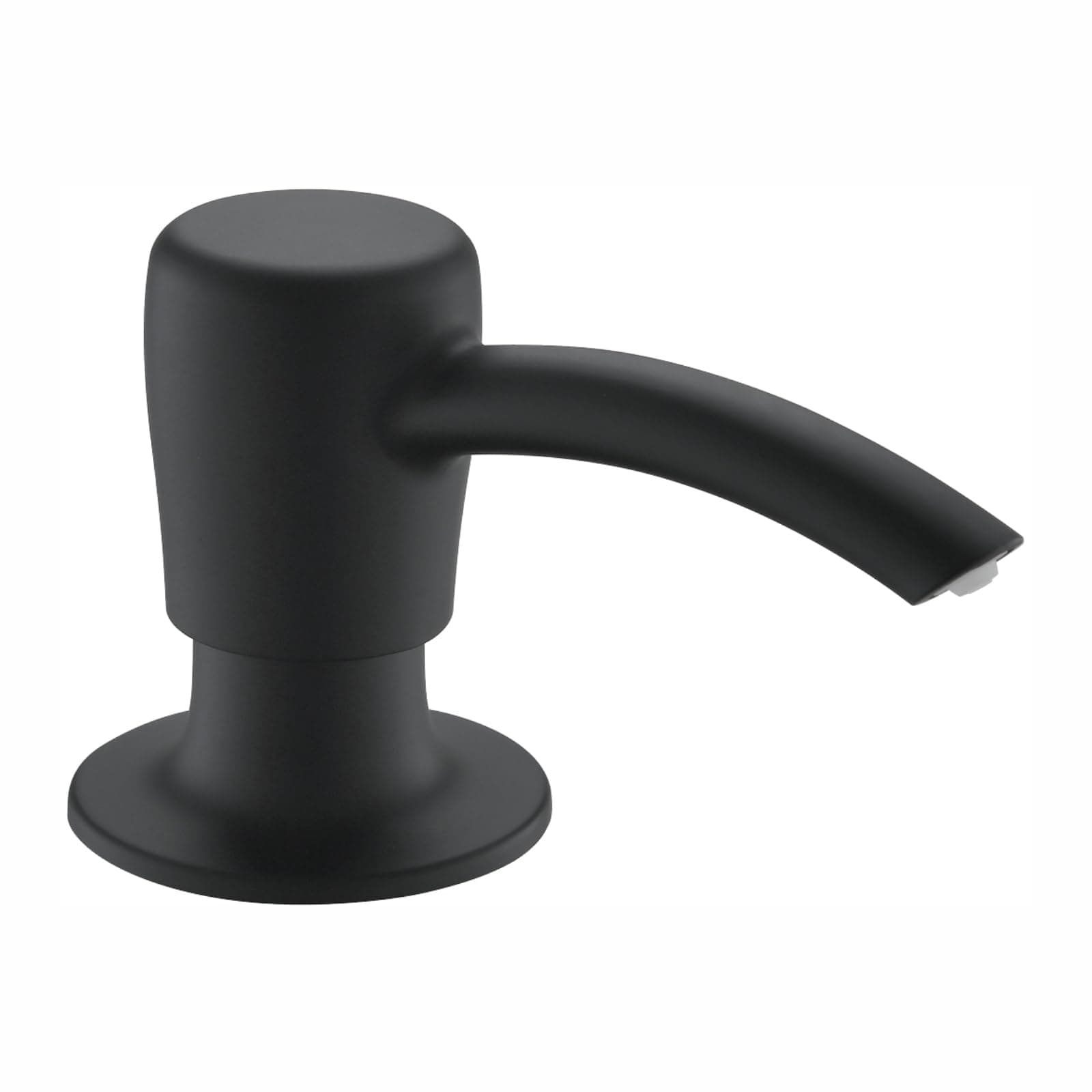 Kablle Built in Sink Soap Dispenser, Kitchen Sink Soap Dispenser, Hand Soap Dispenser Pump,Stainless Steel Liquid Soap Dispenser, Matte Black B27