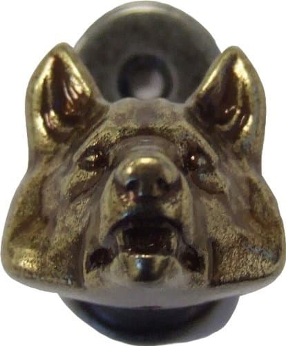 Denix Replicas 32L Sword/Gun Hanger Wolf Head with Pewter Construction & Brass Accents