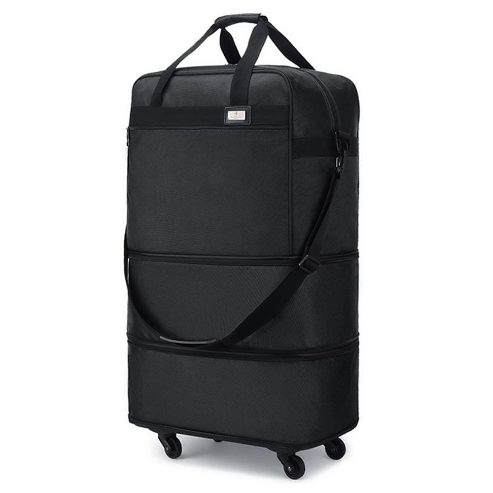 Ailouis Rolling Luggage Foldable Duffel Carry-on Bag For Travel Suitcase