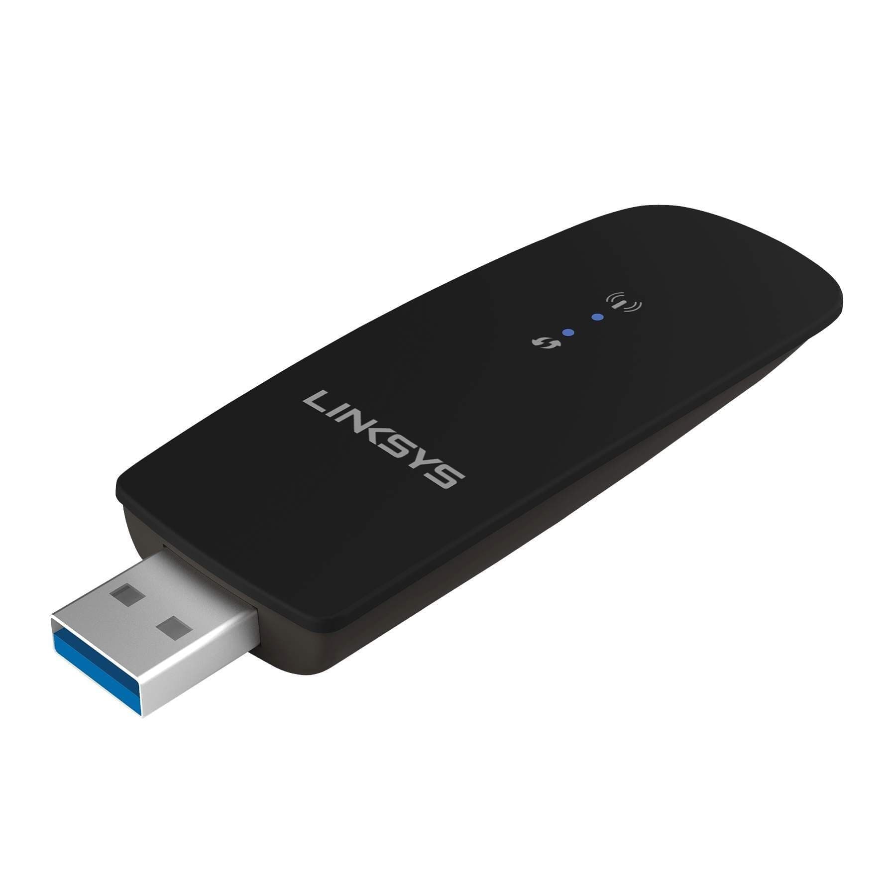 Linksys WUSB6300 Dual-Band AC1200 Wireless Network Adapter - SuperSpeed USB 3.0-867 Mbps (Renewed)