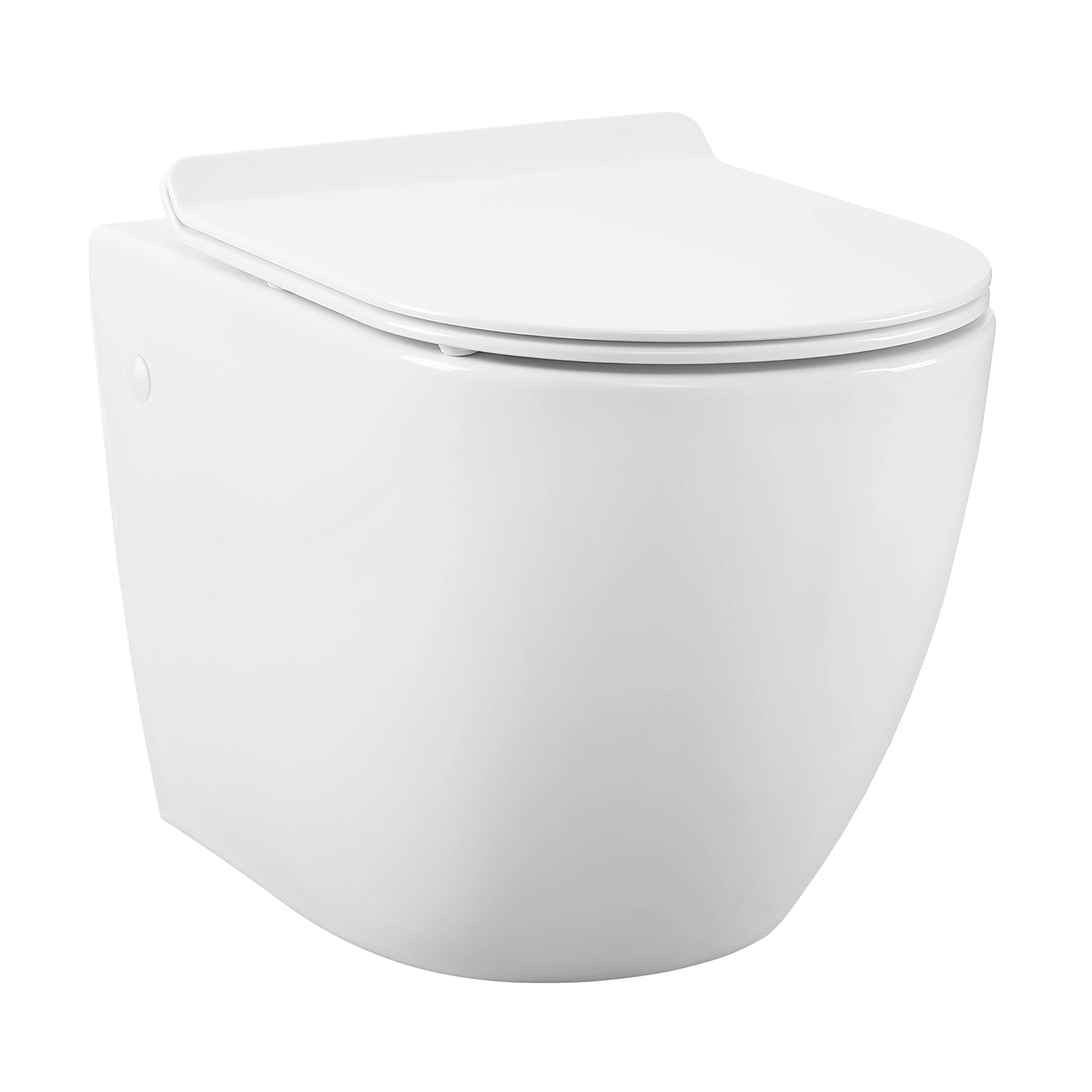 Swiss Madison Well Made Forever -WT449 St. Tropez Wall Hung Toilet, Glossy White