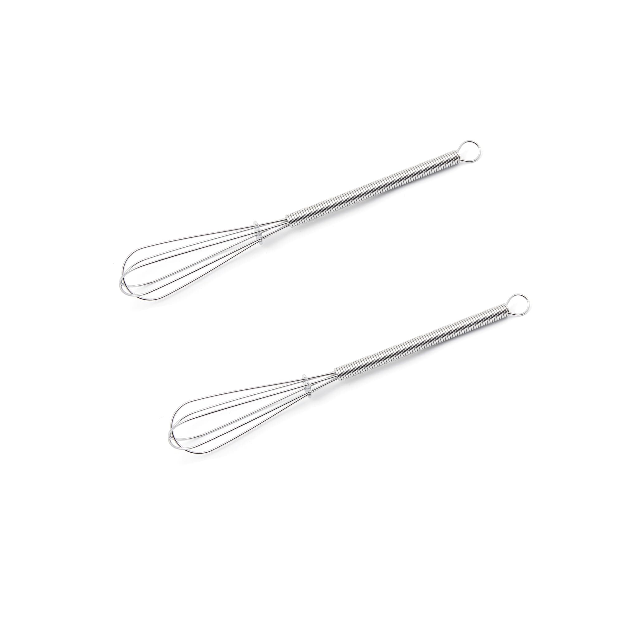 Mini Whisks 7 inch 2Pcs, 316 Stainless steel Whisk, Hand Egg Mixer for Flour Cake Egg, Kitchen Cooking Baking Use Whisk