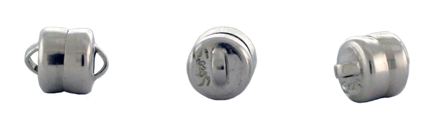 6mm Magnetic Clasp Set Of 12 Maglok Sterling Silver Loop End MC26