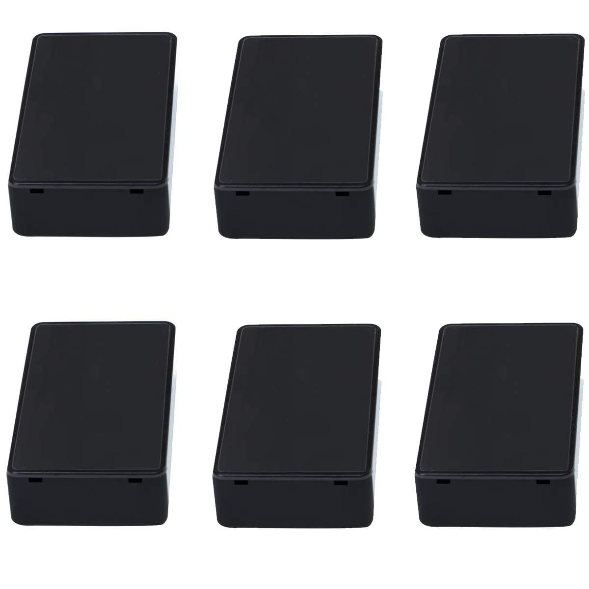 Jashem 6 Packs Electronic Prototype ABS Plastic Junction Project Box DIY Enclosure Box 100mm by 60mm by 25mm for Portable