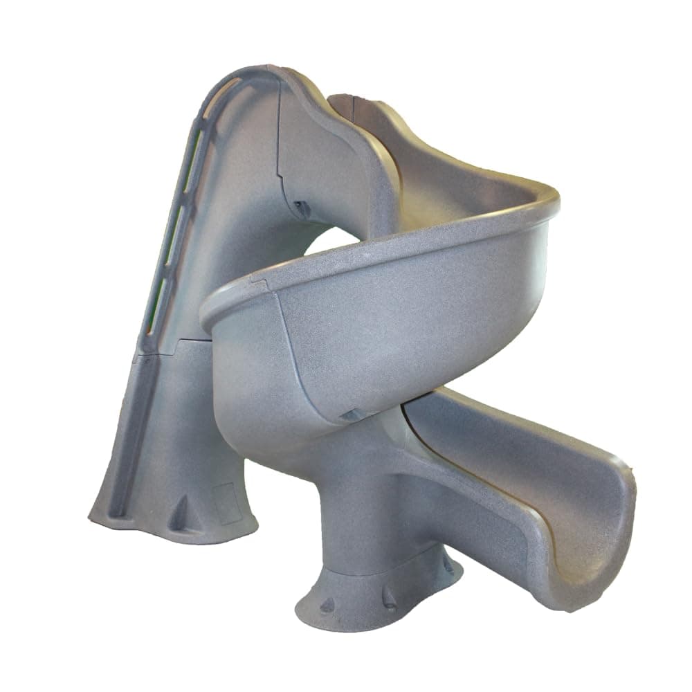 Global Pool Products Tsunami Inground Swimming Pool Water Slide Deck Mounted Sand GPPSTS-Sand