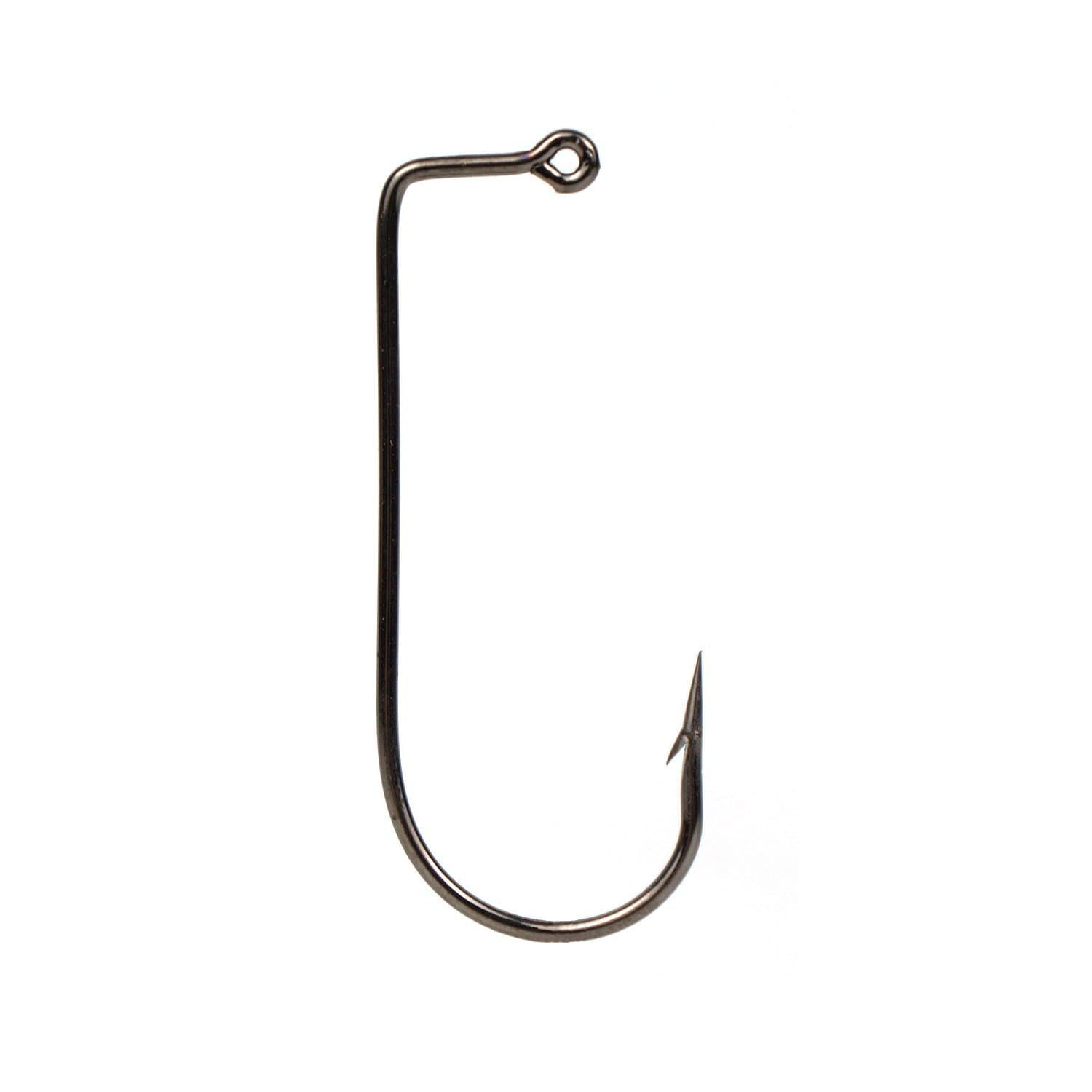 Eupheng EP-32755 4# to 5/0# Aberdeen Jig Hook 90 Degree Offset Eye Shank Pro Choice High Carbon Steel Fishing Hook Black Nickel Great Value Collection