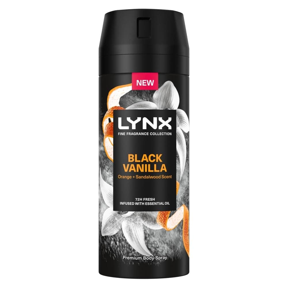 Fine Fragrance Collection Black Vanilla Premium Deodorant Bodyspray 150 ml