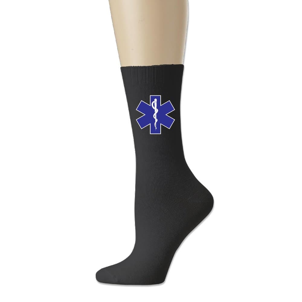 Paramedic Symbol Crew Sock Black