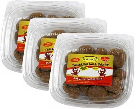 Tamarind Balls Tamarindo 100% natural 8 oz each Pack of 3