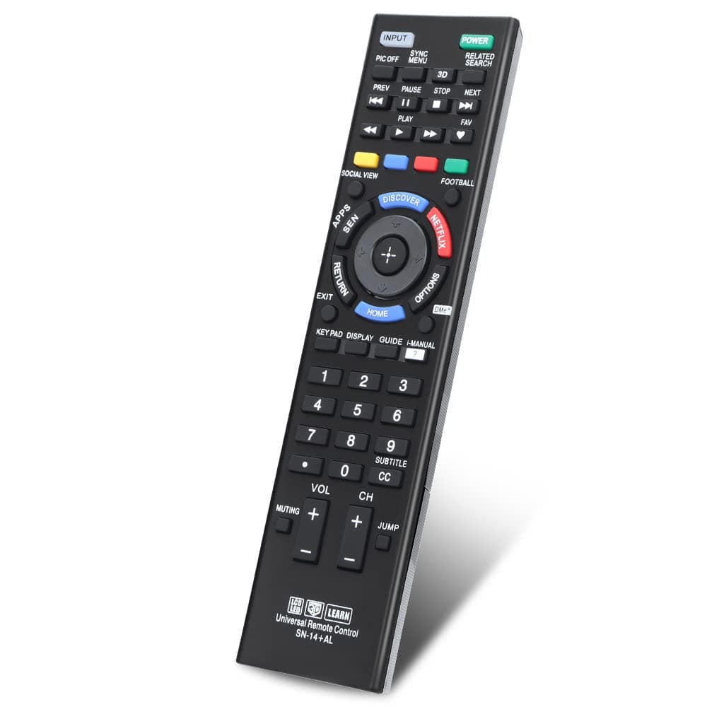 Gvirtue Sony Universal Remote Control for Almost All Sony RM-YD005 RM-YD014 RM-YD018 RM-YD021 RM- YD024 RM-YD025 YD026 RM-YD027 RM-YD028 RM-YD040 RM-YD063 RM-YD065 RM-YD092 RM-YD102 RM-YD103 RM- Y156
