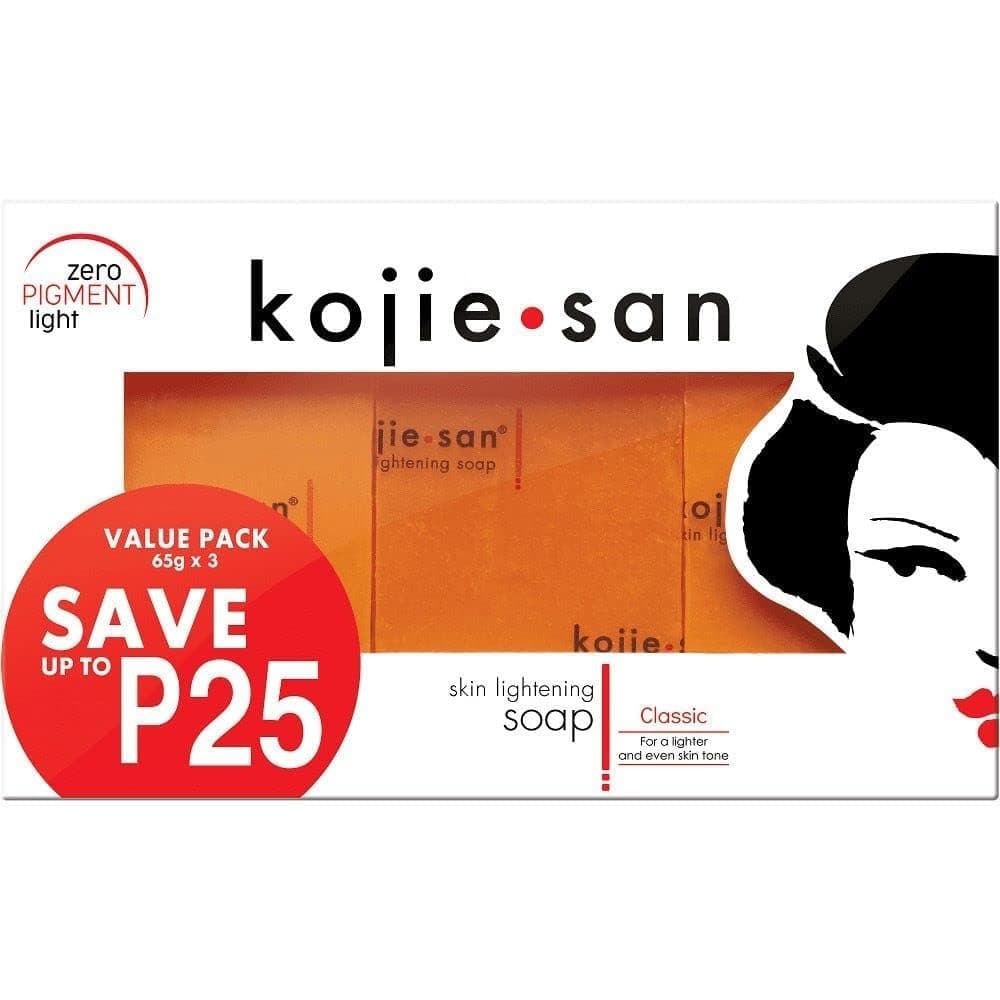 Kojie SanOriginal Skin Lightening Soap for Men and Women (65g Pack of 3)