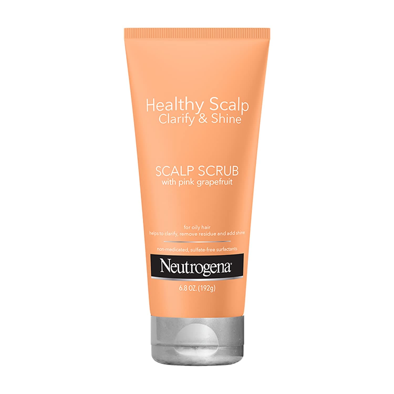 Neutrogena Healthy Scalp Clarify and Shine Scalp Scrub with Pink Grapefruit, for Exfoliating, Clarifying, Cleaner Hair, Hair Mask, Vitamin C