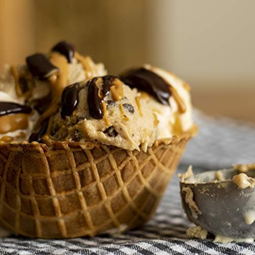 Eggless Raw Edible Cookie Dough, Edible Frozen Cookie Dough - Big Dipper Dough Co (Cookies and Cream, 4 Pints:)