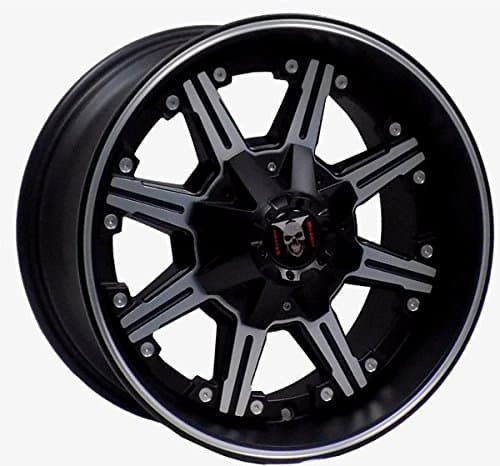 XTREME MUDDER 160 17X9+0 5X139.7+5X150 C.B 110 MATTE BLACK MACHINE FACE LIP MILILNG LINE RIVETS