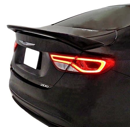Accent Spoilers - Spoiler for a Chrysler 200 4-Door Factory Style Spoiler-Billet Silver Met Paint Code: PSC