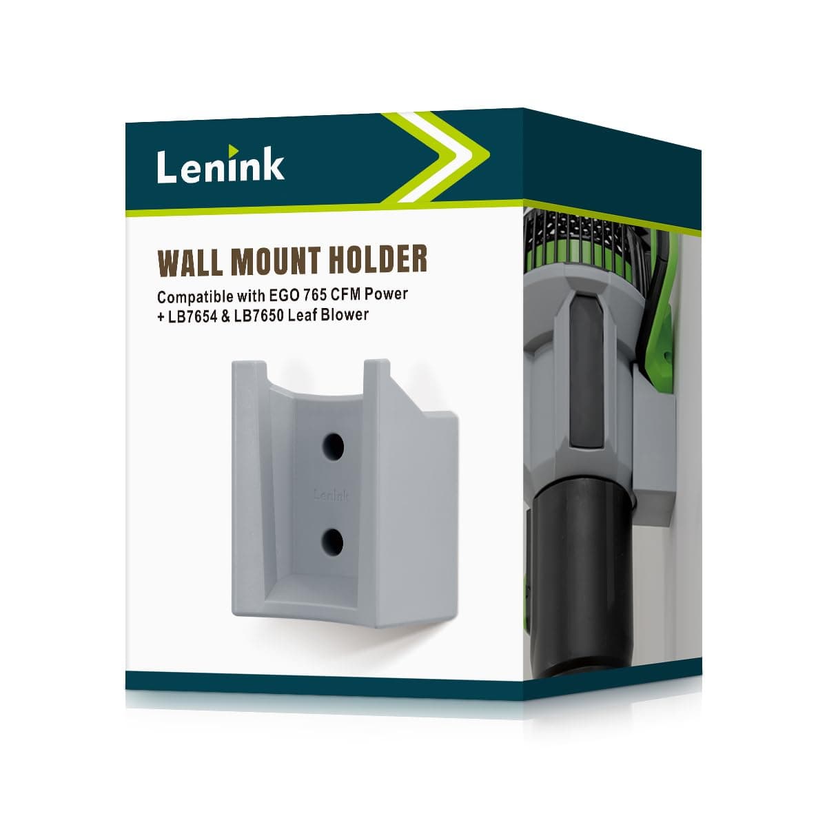 LeninkWall Mount Compatible with EGO 765 CFM Power+ LB7654 & LB7650 Leaf Blower, Wall Mount Holder Bracket for Leaf Blower Storage