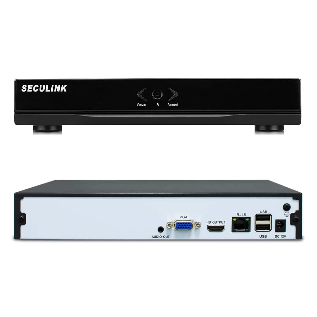 Seculink 32CH 4K-N NVR (1080p/3MP/4MP/5MP/8MP) Super HD Network Video Recorde...