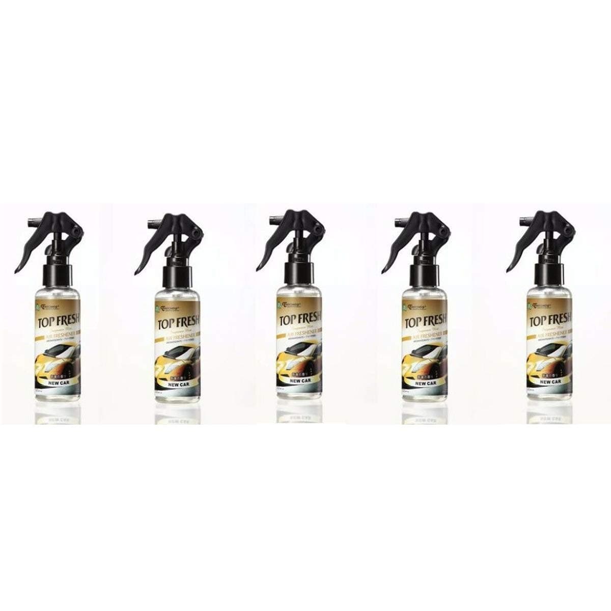 5 Pack Treefrog New Car Scent Fragrance Mist Spray Tree frog Top Fresh Air Freshener by Top Fresh