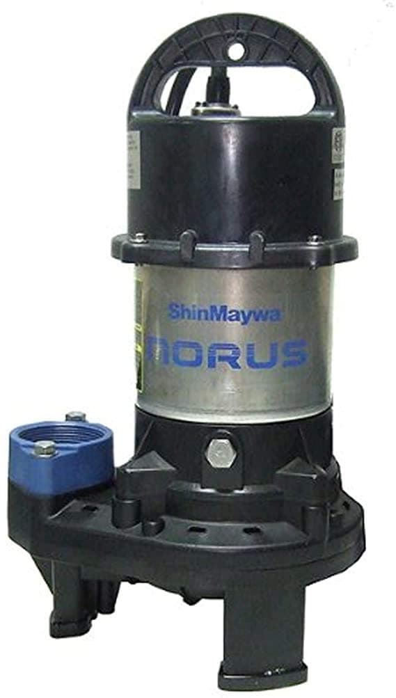 ShinMaywa Norus 5700 GPH 1/2HP Submersible Garden Pond Waterfall Pump | 50CR2.4S