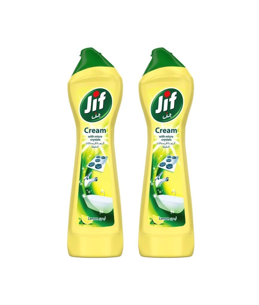 Jif Lemon Cream Cleaner (2x500ml).