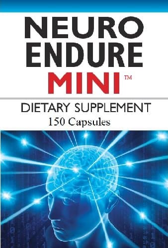 Neuro Endure Mini - Blend of Acetyl L-carnitine, Bacopa Monnieri, N-Acetyl Cysteine, and 12.5mg L-glutamine for Brain Health.