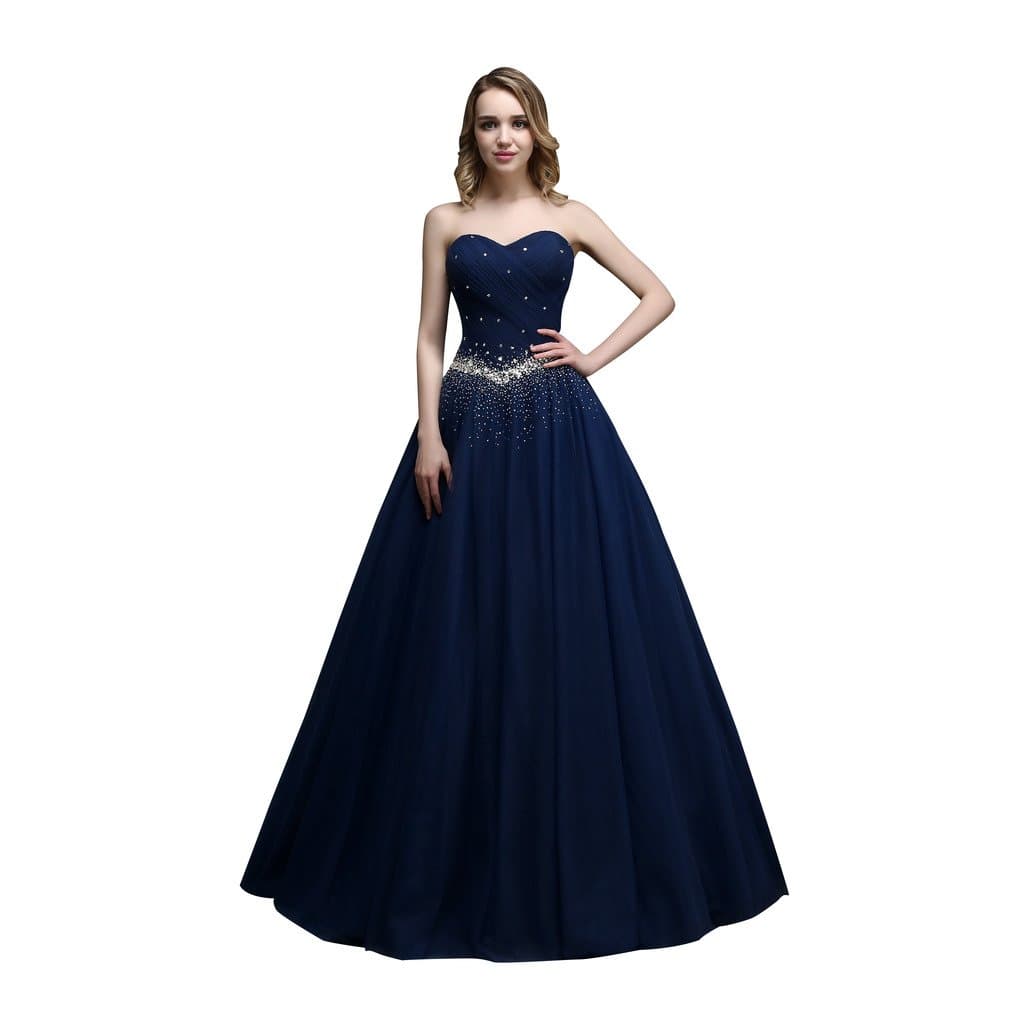 KAIDUN Women's Homecoming dresses Evening gowns Prom Ball Dresses Navy Blue 2